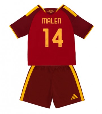 AS Roma Donyell Malen #14 Replika Hemmatröja Barn 2026-27 Kortärmad (+ Korta byxor)